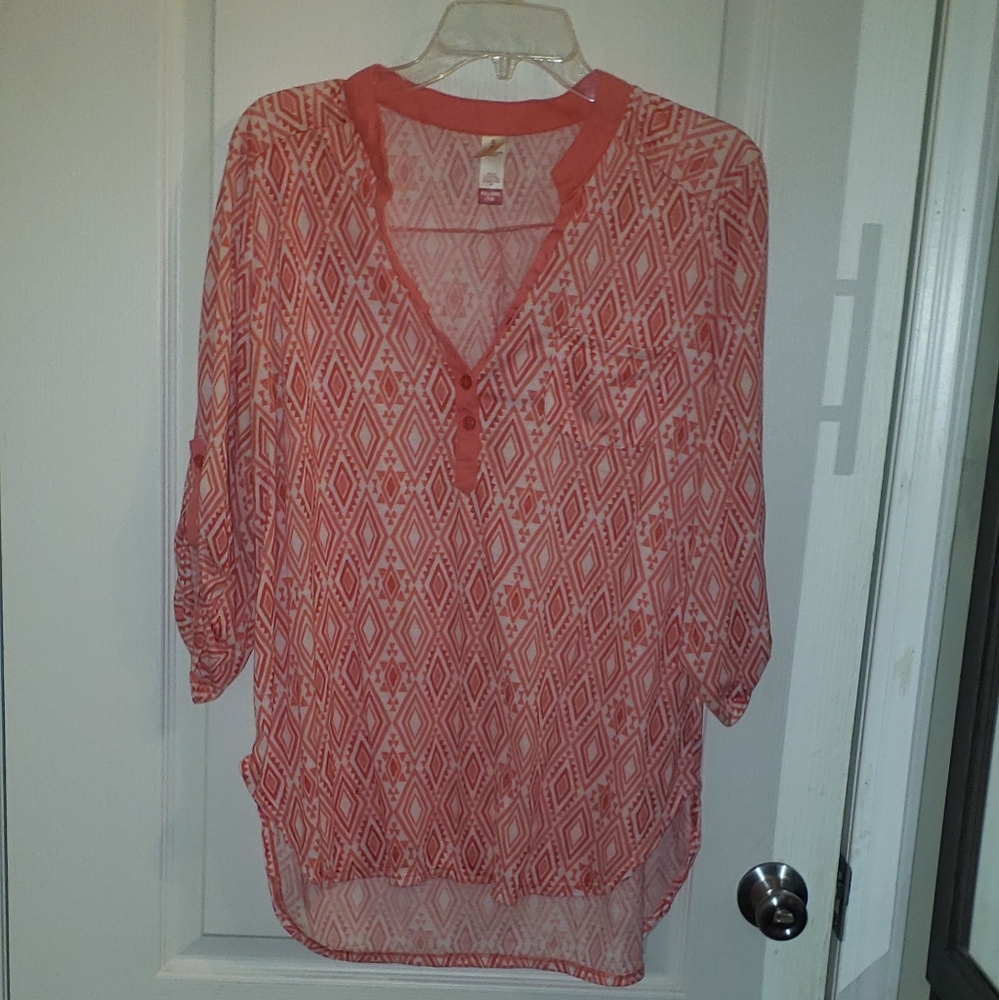 Aztec print top XXL